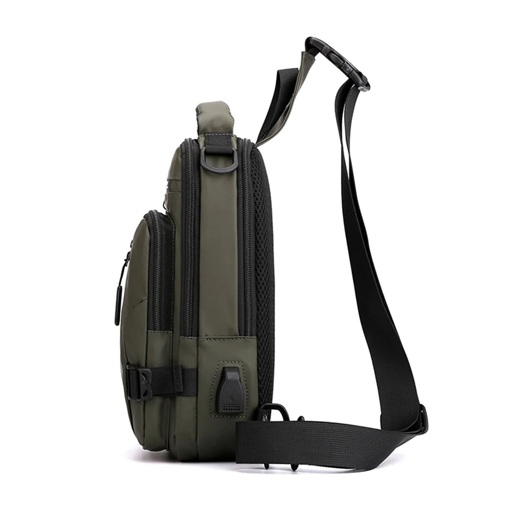 Waterproof Travel Backpack With Usb Charging Port